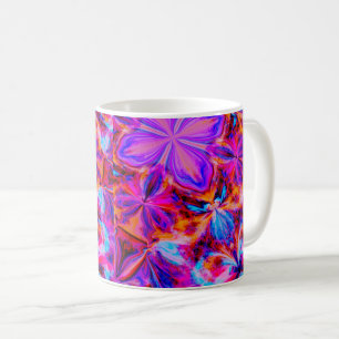 Mug Fleurs et papillons en Abstrait