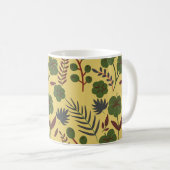 Mug Fleurs et papillons floraux motifs sans soudure (Devant droit)