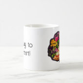 Mug Fleurs et pizzas (Centre)