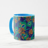Mug Fleurs et plumes (Devant gauche)