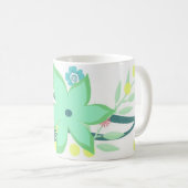 Mug Fleurs et points (Devant droit)