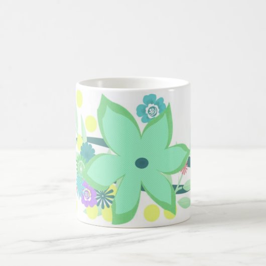 Mug Fleurs et points (Centre)