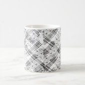 Mug Fleurs et rayures monogrammes chic (Centre)