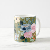 Mug Fleurs étanches : Élégance florissante, Chaque Sip (Devant droit)