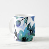 Mug Fleurs étanches : esthétique florale pour chaque M (Devant gauche)