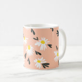 Mug Fleurs étanches : Pétales Délicates, Design Gras (Devant droit)