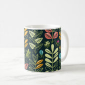 Mug Fleurs éternelles : Élégance florale tirée à la ma (Devant droit)