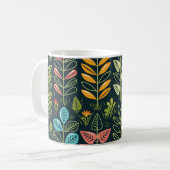 Mug Fleurs éternelles : Élégance florale tirée à la ma (Devant gauche)