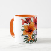 Mug Fleurs exotiques (Devant gauche)