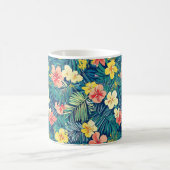 Mug Fleurs exotiques colorées Motif (Centre)