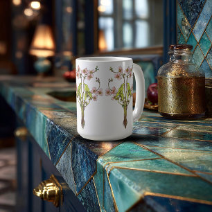 Mug Fleurs Fantaisistes Art Nouveau