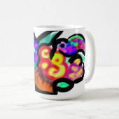 Mug Fleurs fête des mères douce (Devant droit)