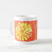 Mug Fleurs - Fleurs Jaunes (Devant gauche)