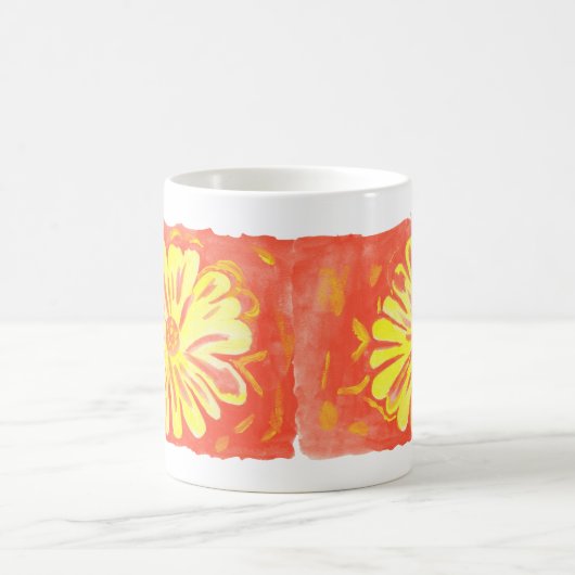 Mug Fleurs - Fleurs Jaunes (Centre)