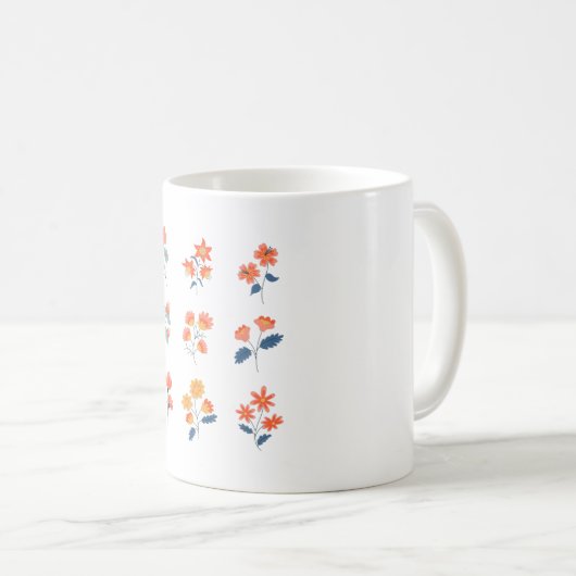 Mug Fleurs fleurs sauvages Botanique (Devant droit)