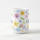 Mug Fleurs Floral Pattern Sublimation-95651 (Centre)