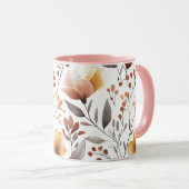Mug Fleurs Floral Pattern Sublimation-95653 (Devant droit)