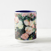 Mug Fleurs florales Roses rouges Roses blanches (Centre)