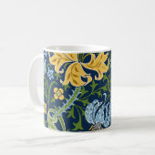 Mug Fleurs florales : Vert foncé Vintage (Devant gauche)