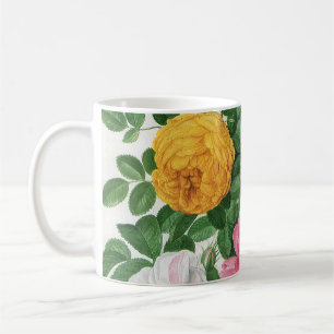 Mug Fleurs florissantes vintages, Roses du jardin de p