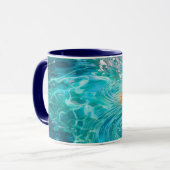 Mug Fleurs Flottant sur l'Eau (Devant gauche)