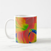 Mug fleurs fluorescentes (Gauche)