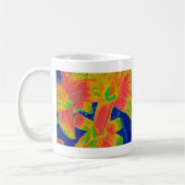 Mug fleurs fluorescentes (Gauche)