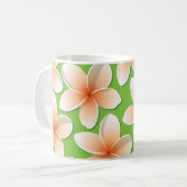 Mug Fleurs frangipani/Plumeria (Devant gauche)