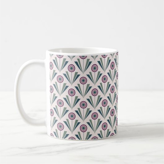 Mug Fleurs géométriques (Gauche)