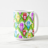 Mug Fleurs GPS (Devant droit)