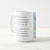 Mug Fleurs gracieuses - Fleurs d'Iris Fête des mères (Devant gauche)
