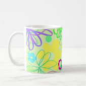 Mug Fleurs graphiques (Gauche)