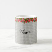Mug Fleurs Gris (Centre)