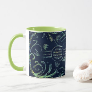 Mug Fleurs Guitare Art - Romantique