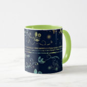 Mug Fleurs Guitare Art - Romantique (Devant droit)