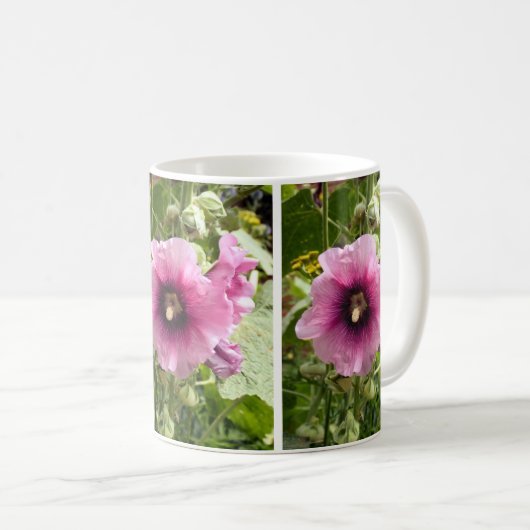 MUG FLEURS HOLLYHOCK (Devant droit)