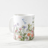 Mug Fleurs Illustrées à la Main (Devant gauche)