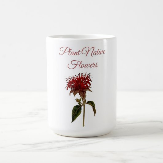 Mug Fleurs indigènes de la plante Monarda (Centre)