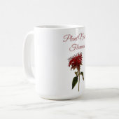 Mug Fleurs indigènes de la plante Monarda (Devant gauche)