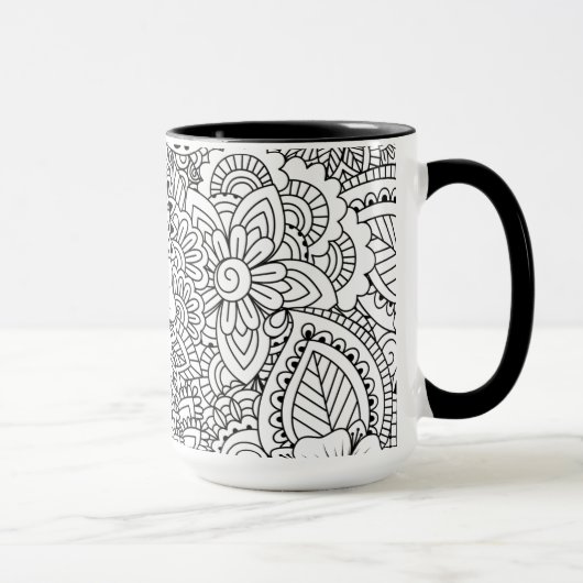 Mug Fleurs inspirées (Droite)