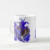 Mug Fleurs Iris Violets (Devant gauche)