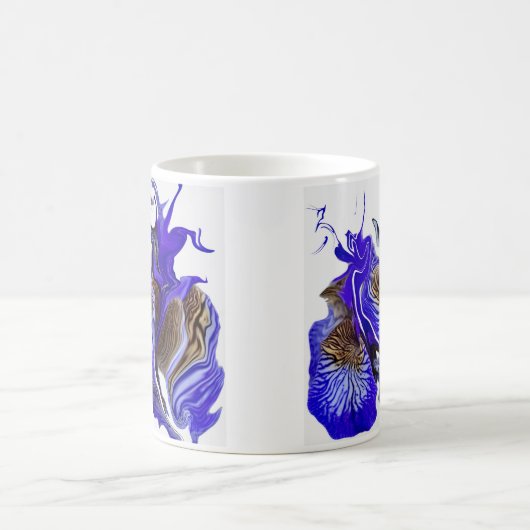 Mug Fleurs Iris Violets (Centre)