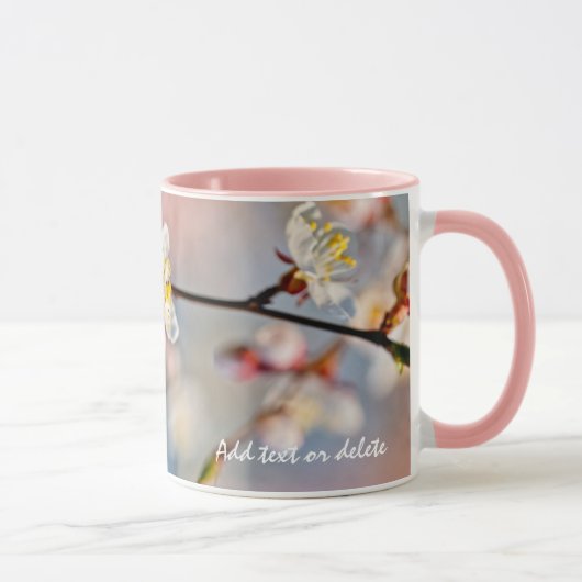 Mug Fleurs japonaises d'abricot (Droite)
