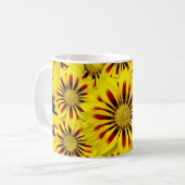 Mug Fleurs Jaune Clair (Devant gauche)
