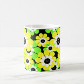Mug Fleurs jaune-vert (Centre)