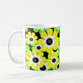Mug Fleurs jaune-vert (Gauche)