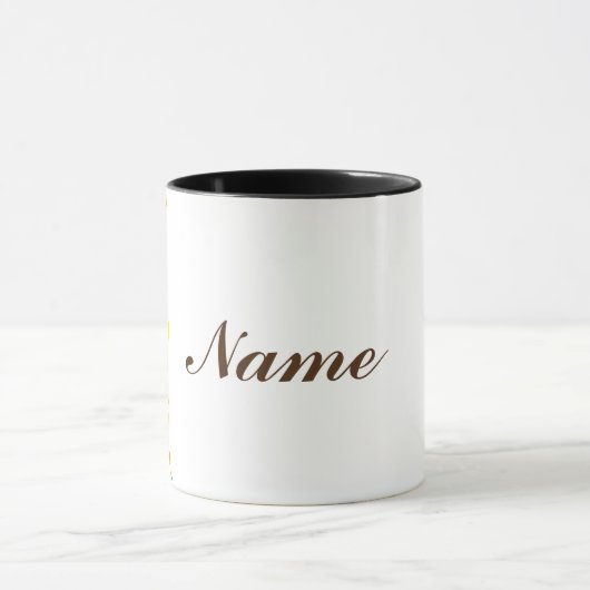 Mug Fleurs jaunes (Centre)