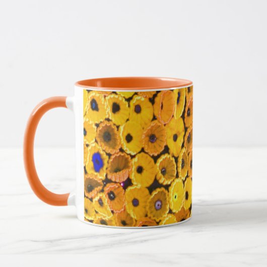 Mug fleurs jaunes (Gauche)