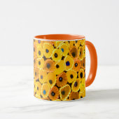 Mug fleurs jaunes (Devant droit)