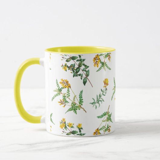 Mug Fleurs jaunes (Gauche)